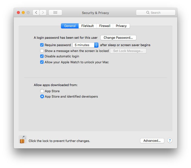 Mac Won Allow Apps From Unidentified Developers