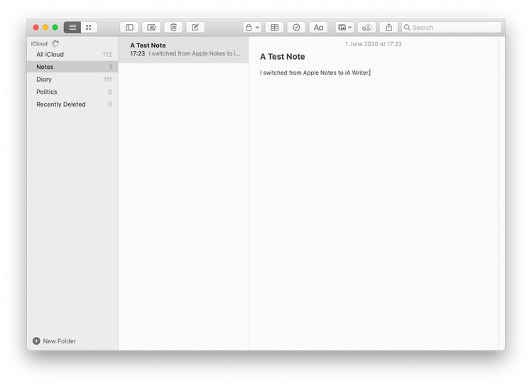Minimalist Writing App Mac